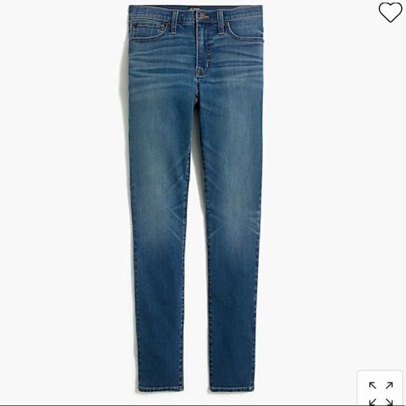 J. Crew Factory Petite 9" high-rise skinny jean in signature stretch Item AW380* - Picture 1 of 4